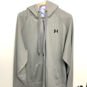 Gray XL Under Armour Zip Up Hoodie